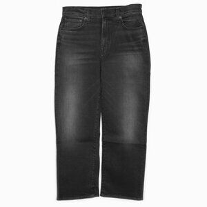 Edwin Bree Stove Pipe Crop Jeans Mid-Rise Black Size 29 Made in USA